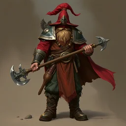 medium shot of a typical character in the style of warhammer fantasy illustration