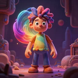 vfx, unreal engine render, claymation style, colourful, volumetric light, digital painting, digital illustration, dramatic light,