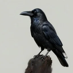 epic professional digital art of a crow that is a human by lisa roet