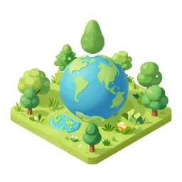 environment art, isometric