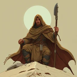 an illustration of a fremen by sana takeda