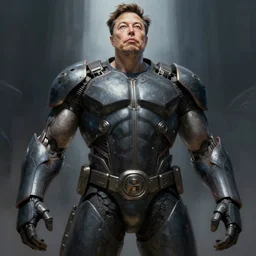 Giant titan Elon musk body  ,matte fantasy painting, DeviantArt Artstation, by  Jen Zee and Tatsuya Yoshikawa  by Utsurowazaru Mono  by Tatsuya Yoshikawa  by Hajime Isayama, cinematic lighting