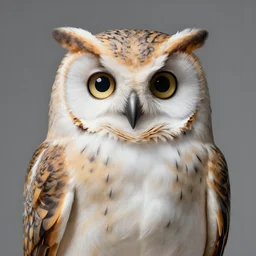 the portrait of a chaotic half - colored smiling owl bard, gorgeous, elegant, young gravure idol, an ultrafine hyperdetailed illustration by kim jung gi, irakli nadar, intricate linework, bright colors, octopath traveler, final fantasy, unreal engine 5 highly rendered, global illumination, radiant light, detailed and intricate environment,