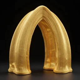 knitting gold arch architecture by giger alien