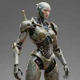 organic cyborg, diffuse lighting, fantasy, intricate, highly detailed, lifelike, photorealistic, digital painting, artstation, illustration, concept art, smooth, sharp focus