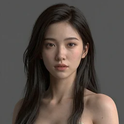 raytraced octane render of a beautiful woman