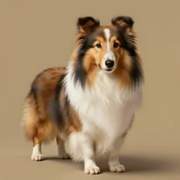 a tricolor English shetland sheepdog, elegant, highly detailed, digital painting, concept art, smooth, sharp focus, illustration, art by artgerm and greg rutkowski and alphonse mucha,artstation,deviantart,FAN ART,Unreal Engine,face enhance,8K,golden ratio,cinematic lighting H 704