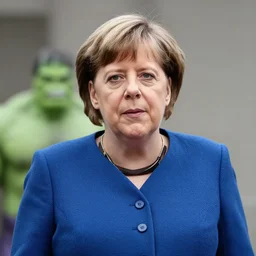 angela merkel as hulk