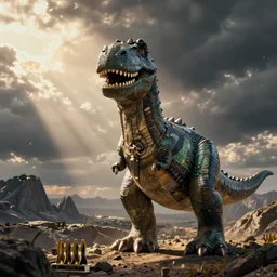 zack snyder movie featuring barney dinosaur