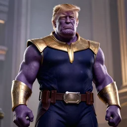 Donald Trump as Thanos