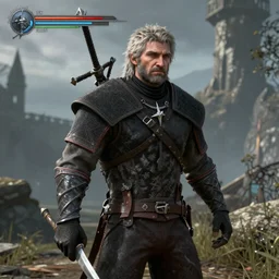 Tommy Lee Jones in The Witcher 3, gameplay, 8k, HD