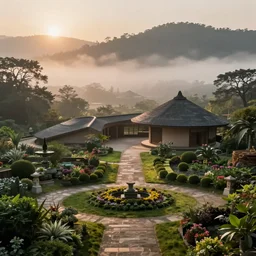 the horizon dissolves in mists implied lines the little garden of paradise directed by kurosawa building by frank lloyd wright