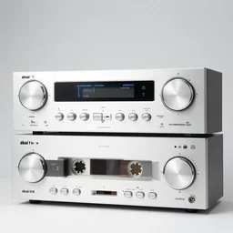 akai hx - 2 7 w double cassette deck stereo hi - fi dual cassette,