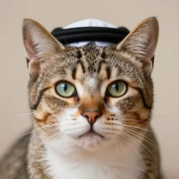 cat with the face of osama bin laden
