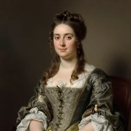 neoclassical and romanticism portrait of a beautiful young noblewoman, 1 8 4 0