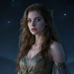 space goddess, beautiful, cinematic, trending in artstation