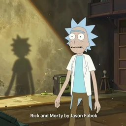 “ Rick and Morty by Jason Fabok”