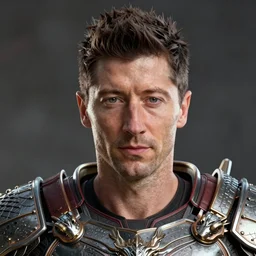 unveiled visible face, exposed face, robert lewandowski, photorealistic face, full face photo, metallic dragon armor suit marvel superhero, 4 k, detailed, pic, elegant, ultra detailed, metallic armor, octane render, depth of field