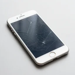 a broken iPhone 6