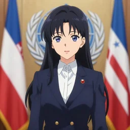 anime girl as president of unites states