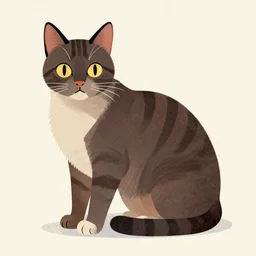 illustration of a cat by alejandro magallanes