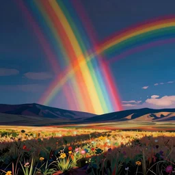 rainbow anne therese frost hansen. pop art.