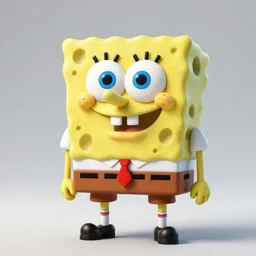 an unreal render of a horror version of spongebob, 8 k, hyperreal, photorealism