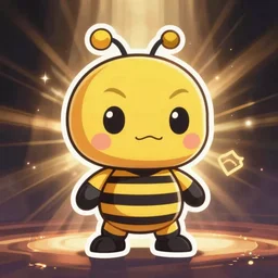 cute miss mascot a ‰ lekable a ‰ lekable electivire super hero sticker art, cronobreaker, beeple game icon