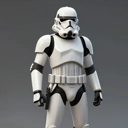 a clonetrooper in fantasy artstyle, detailed