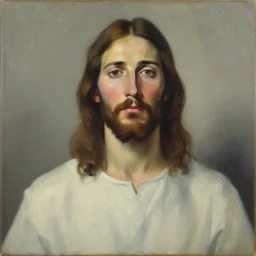 A painting of Jesus by George Condo
