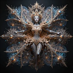 queen of fractals, 4 k, intricate, jaw dropping, gorgeous, surreal, octane render