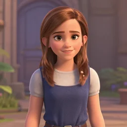 emma watson as a pixar character