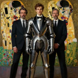 highly detailed oil painting | very intricate | cinematic lighting | award - winning | ceremonial blazer armor fashion by alexander mcqueen | by roberto ferri, by tom bagshaw, by j. c. leyendecker and klimt, american romanticism, by austin osman spare, artstation, cgsociety, official art, octane