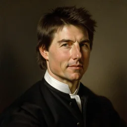 An extremely detailed beautiful portrait of Tom Cruise by Rembrandt van Rijn; masterpiece; masterpiece; masterpiece; masterpiece; masterpiece