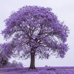 purple tree