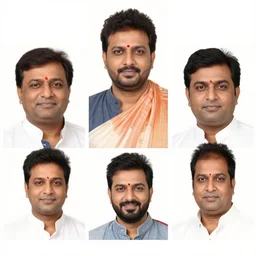 ( venkataguru kandarpi / vinay kumar / goutam daz / nitin user profile / afraz naqvi / pankaj jain lookalike / ajit ghuman lookalike ) riding a unicorn into battle, trending on art station