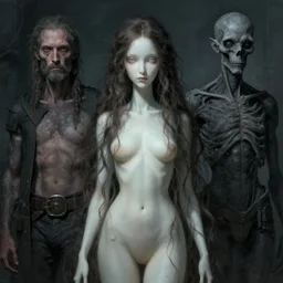 a portrait of lilith by nekro borja and giger