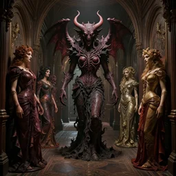 a hallway filled with demonic power, realistic, concept art, intricate details, eerie, highly detailed, photorealistic, octane render, 8 k, unreal engine. art by artgerm and greg rutkowski and charlie bowater and magali villeneuve and alphonse mucha