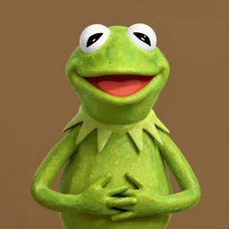 portrait of Kermit the frog in The Blob (1988), highly detailed, centered, solid color background, digital painting, artstation, concept art, smooth, sharp focus, illustration, artgerm, donato giancola, Joseph Christian Leyendecker, Les Edwards, Ed Repka, WLOP, Artgerm