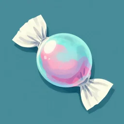 bubble gum wrapper illustration