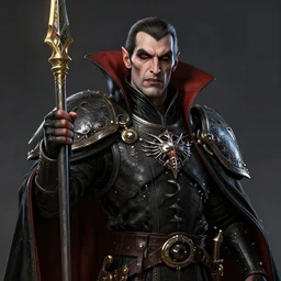 highly detailed concept art portrait of a vampire count from warhammer, hdr studio lighting, artstation