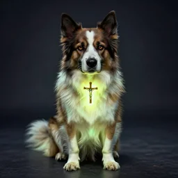 terrible dog high glow, crucifix