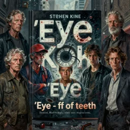 illustration for a contemporary thriller novel from stephen king called'eye - full of teeth ', a high quality high detail painting by david mattingly and alan lee and john zeleznik and dave mckean and richard corben, hd 4 k 8 k, realistic hyperdetailed scene painting, photorealistic lighting, modern supernatural urban horror aesthetic.