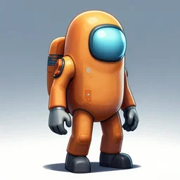 crewmate fom the game among us,digital art,ultra realistic,ultra detailed,art by greg rutkowski