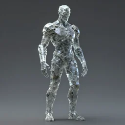 golem concept art, crystal covered stone body, full body concept, beksinski, ruan ji