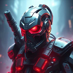 cyborg robot ninja mask terminator t 1 0 0 0 fanart artstation global illumination rtx hdr fanart arstation 3 d alejandro alvarez by jesper ejsing alena aenami artworks in 4 k beeple, by thomas kinkade hearstone league of legends dofus overwatch