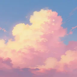 pink and yellow anime sky clouds, fantasy, artwork, aesthetic, calming, very beautiful scenery, hd, hdr, ue5, ue6, unreal engine 5, cinematic, 4k wallpaper, 8k ultra,
