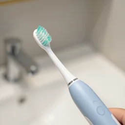 an electric toothbrush