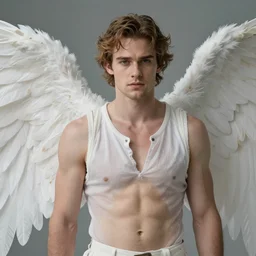 tyler posey as an angel, detailed, 4k, HD, award-winning photograph