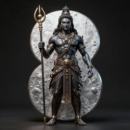Shiva, 8k, high octane render, unreal engine 5, in the style of Claudio Bravo and Robert Mapplethorpe, 8k, high octane render, unreal engine 5